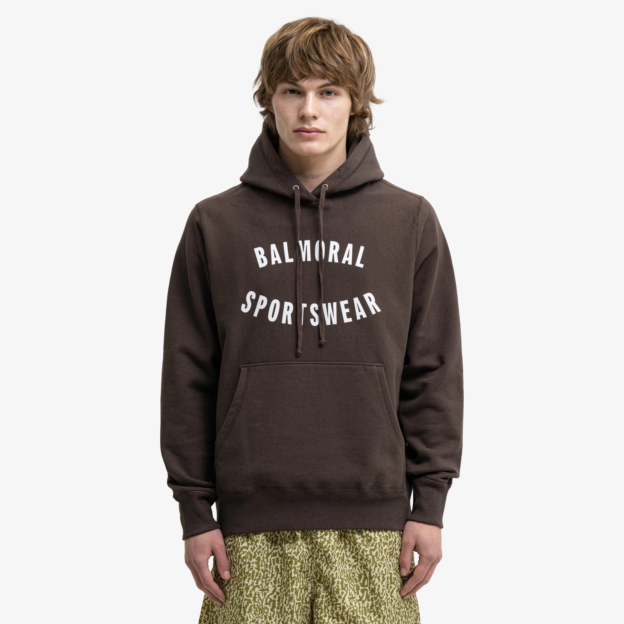 Balmoral Parkhaven Hoodie Chocolate / White Casual Outerwear Weekend Active