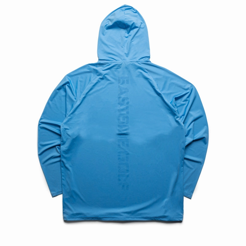 Eastside Golf UV Ultra Light Hoodie - Tranquil Blue Muskrat like