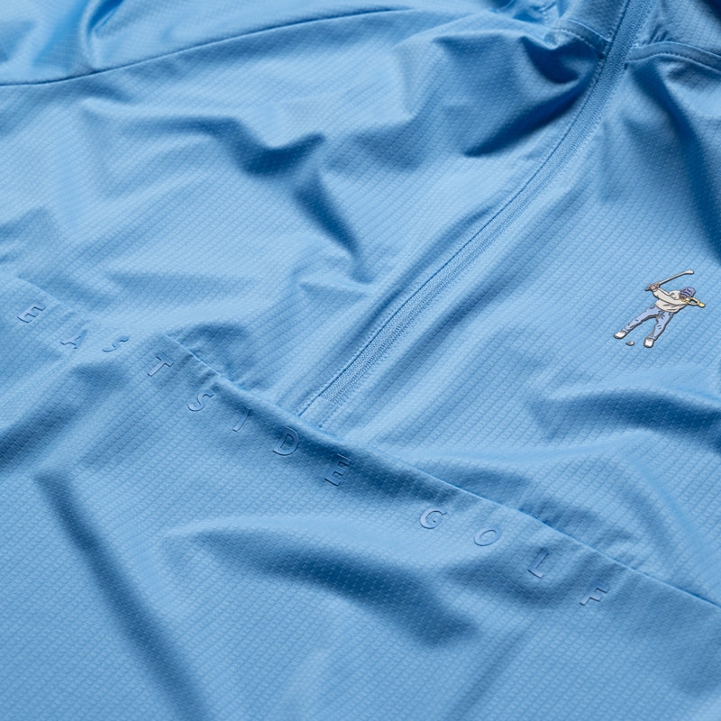 Eastside Golf UV Ultra Light Hoodie - Tranquil Blue Monkey like Mode Sense