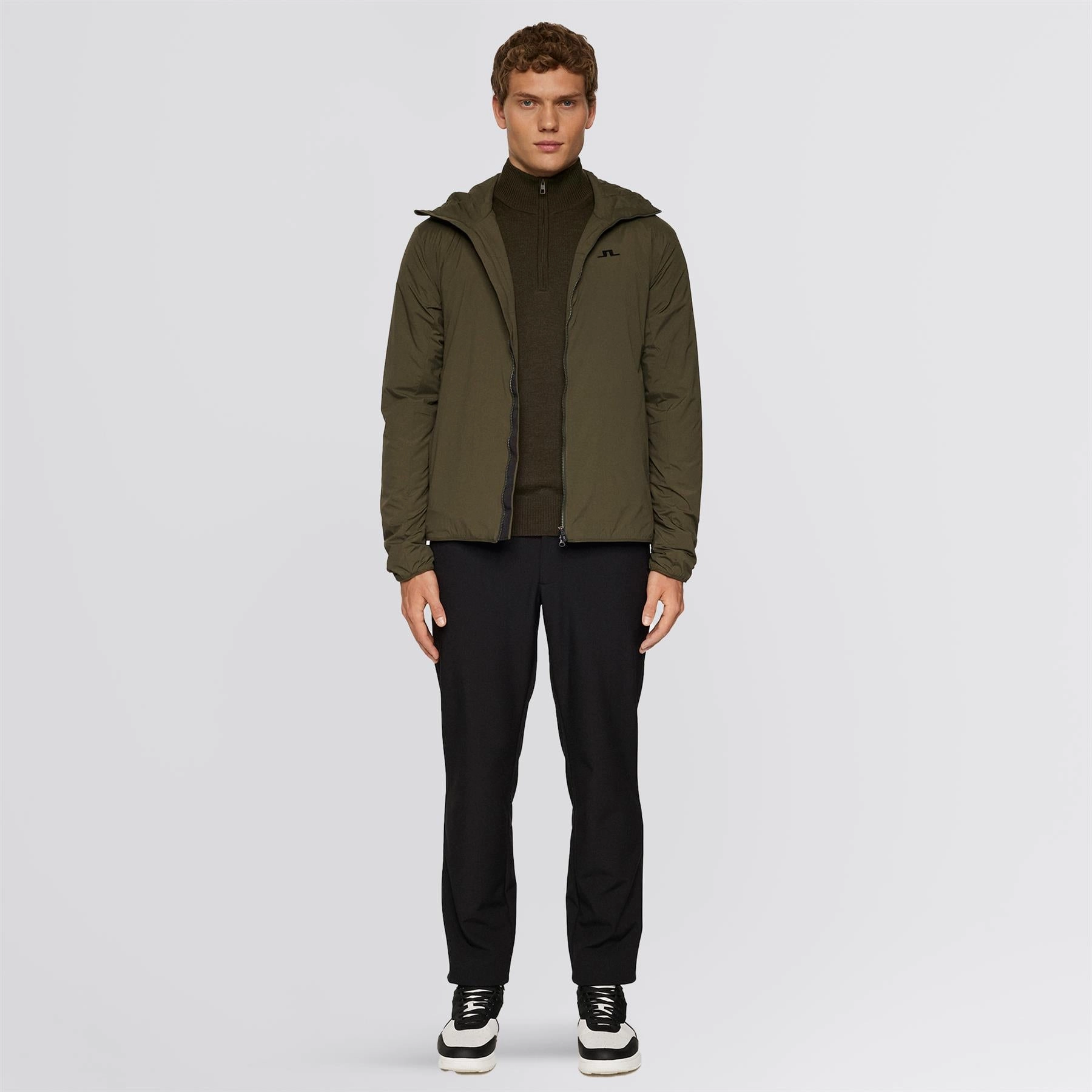 Clinton Hooded Jacket Forest Green Abrasion Resistant Edges Eco Friendly Material