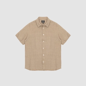 Coastal Vibes BELLINI LOGO S/S BUTTON DOWN SHIRT