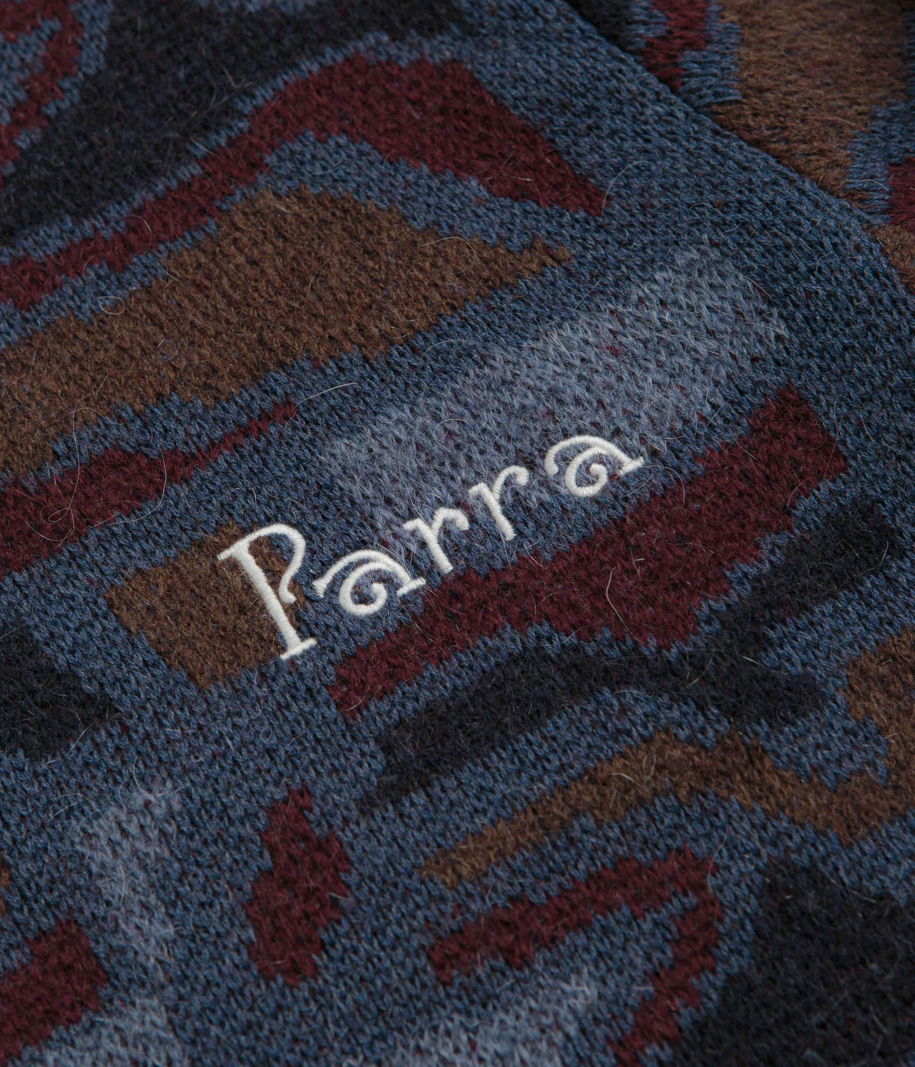 Essential Active suitable for gifts by Parra Repeat FTP Booster Knitted Sweatshirt - Blue