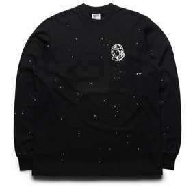 Billionaire Boys Club Oblivion L/S Knit Tee - Black Fitted