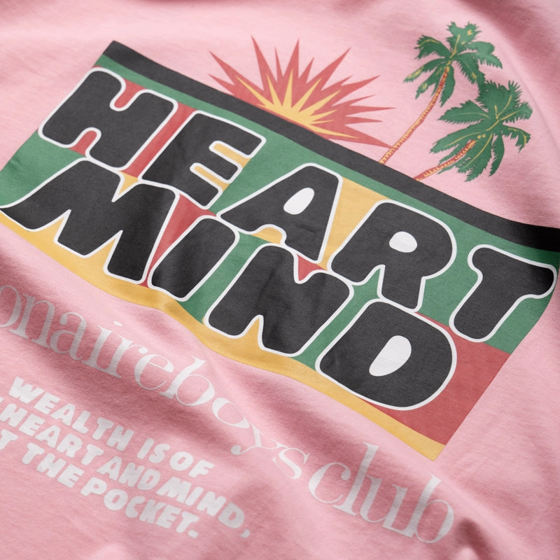 High End Billionaire Boys Club Palms Tee - Candy Pink