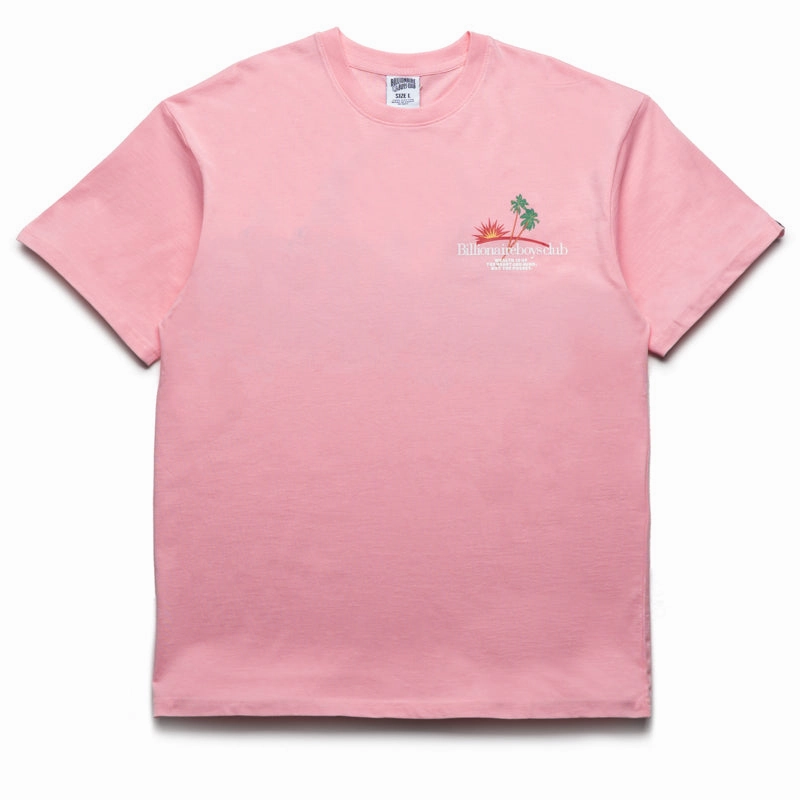 Billionaire Boys Club Palms Tee - Candy Pink Zip-up