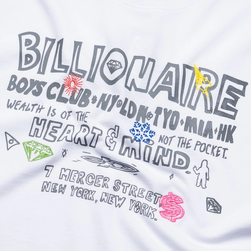 button-down Billionaire Boys Club Satellites Knit Tee - White