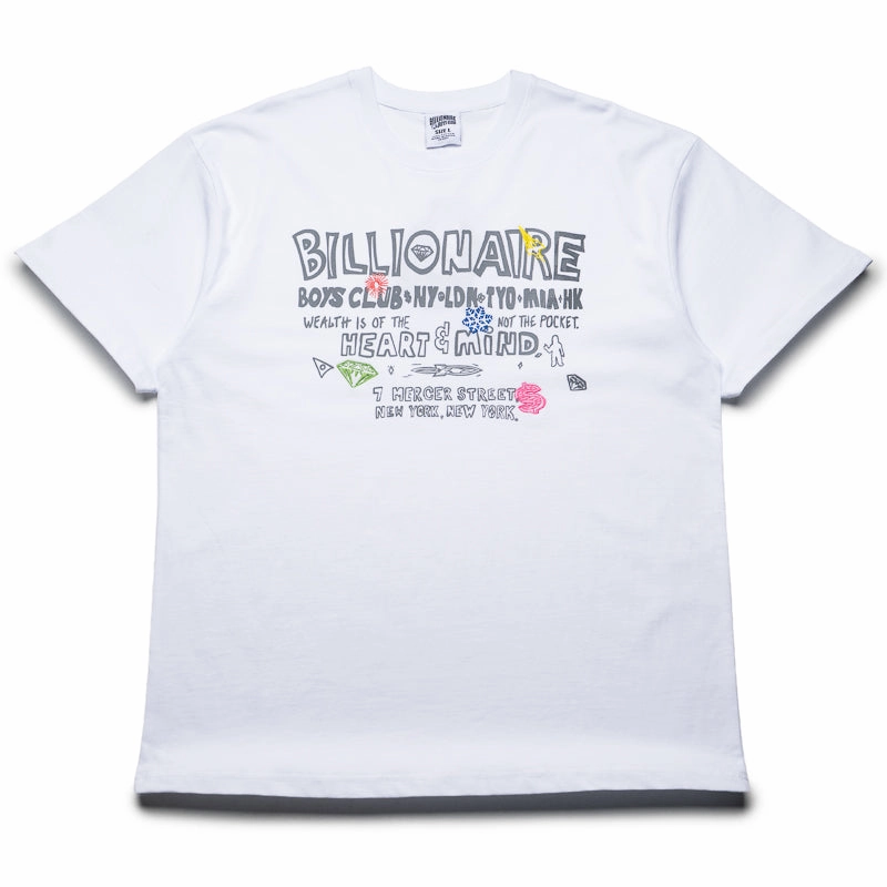 Billionaire Boys Club Satellites Knit Tee - White clinic event