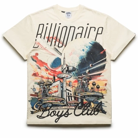 Pub tennis event Billionaire Boys Club Skycity Knit Tee - Winter White