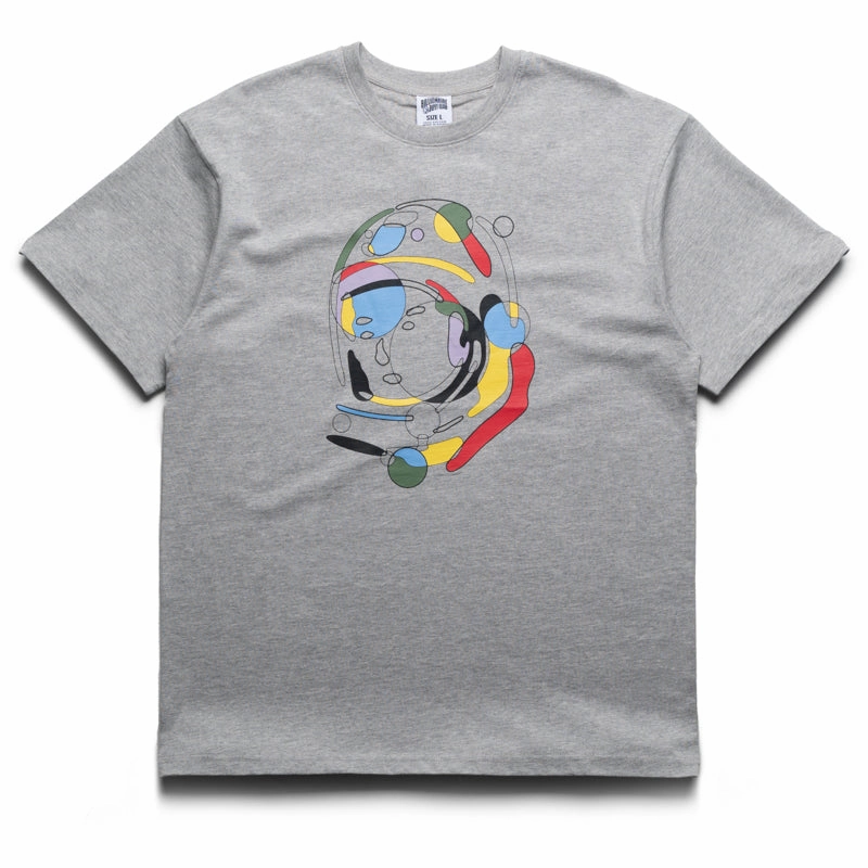 Billionaire Boys Club Subatomic Tee - Heather Grey Mid Length Eco Friendly Dye Process