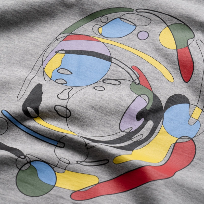 Billionaire Boys Club Subatomic Tee - Heather Grey Checkered Tailored Fit