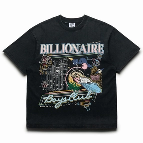 packable Indoor clothing Billionaire Boys Club To The Moon Knit Tee - Black