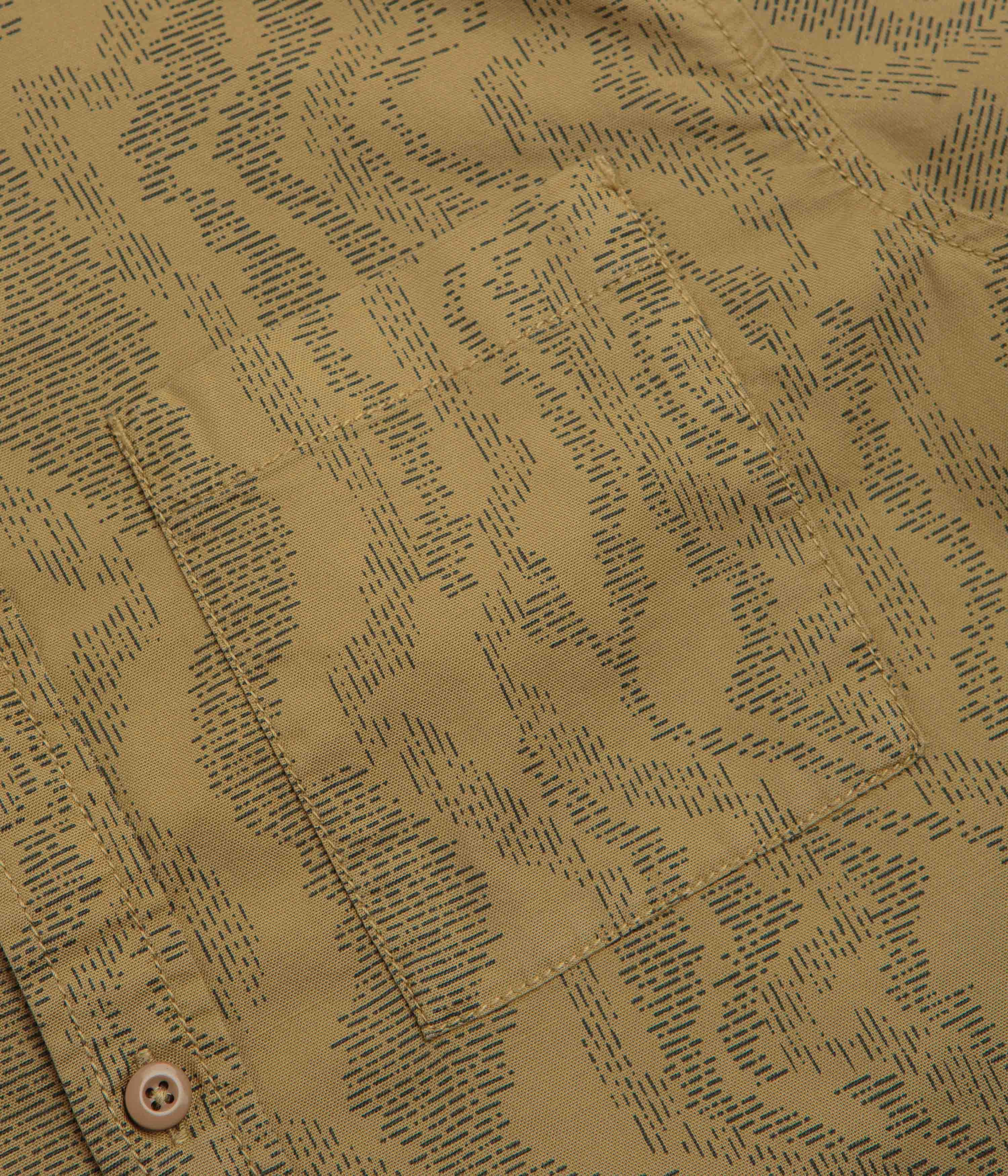 Sophisticated Look Topo Designs Dirt Desert Short Sleeve Shirt - Elmwood River Bed