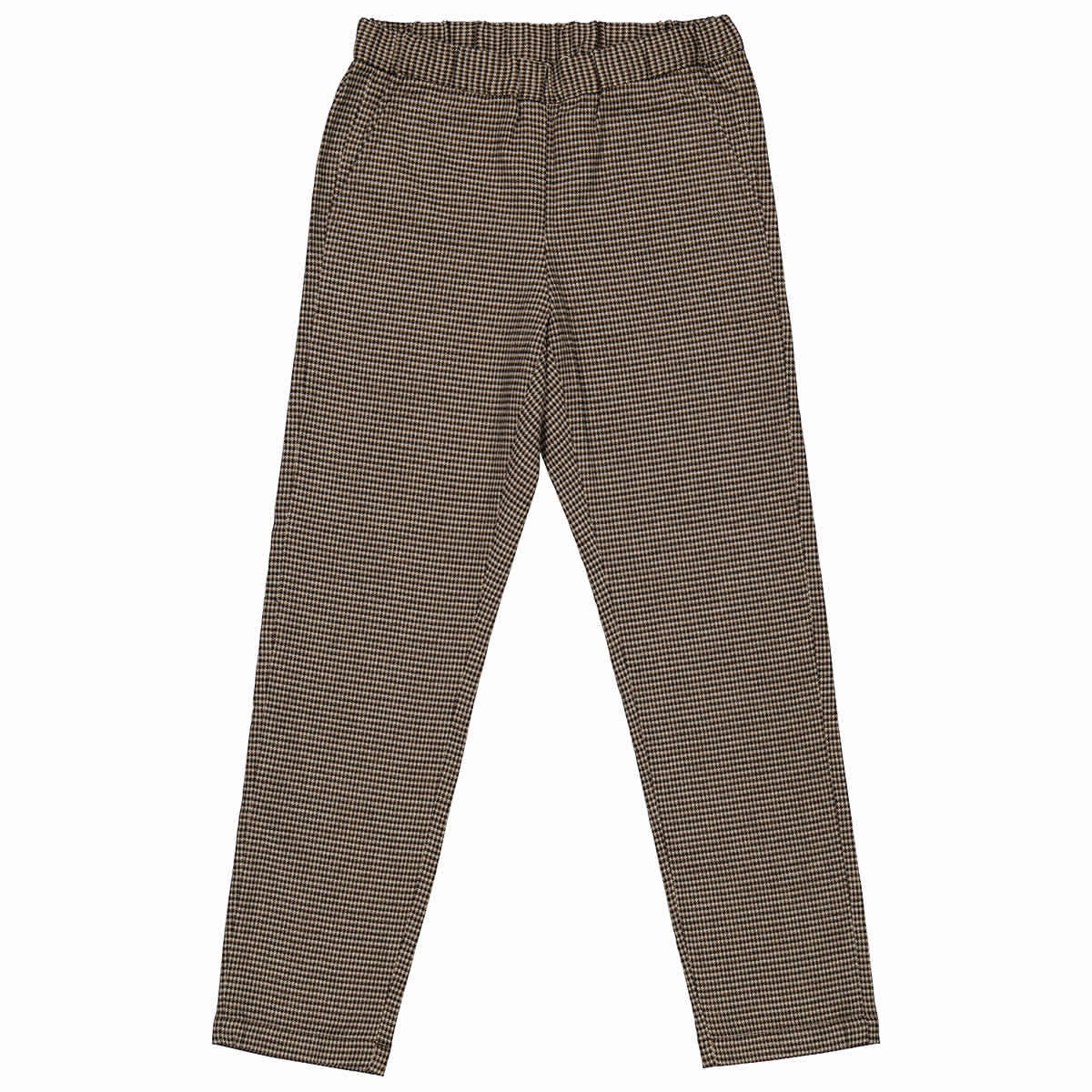 Wide fit Bonpoint Girls Mercerized Houndstooth Twill Pants