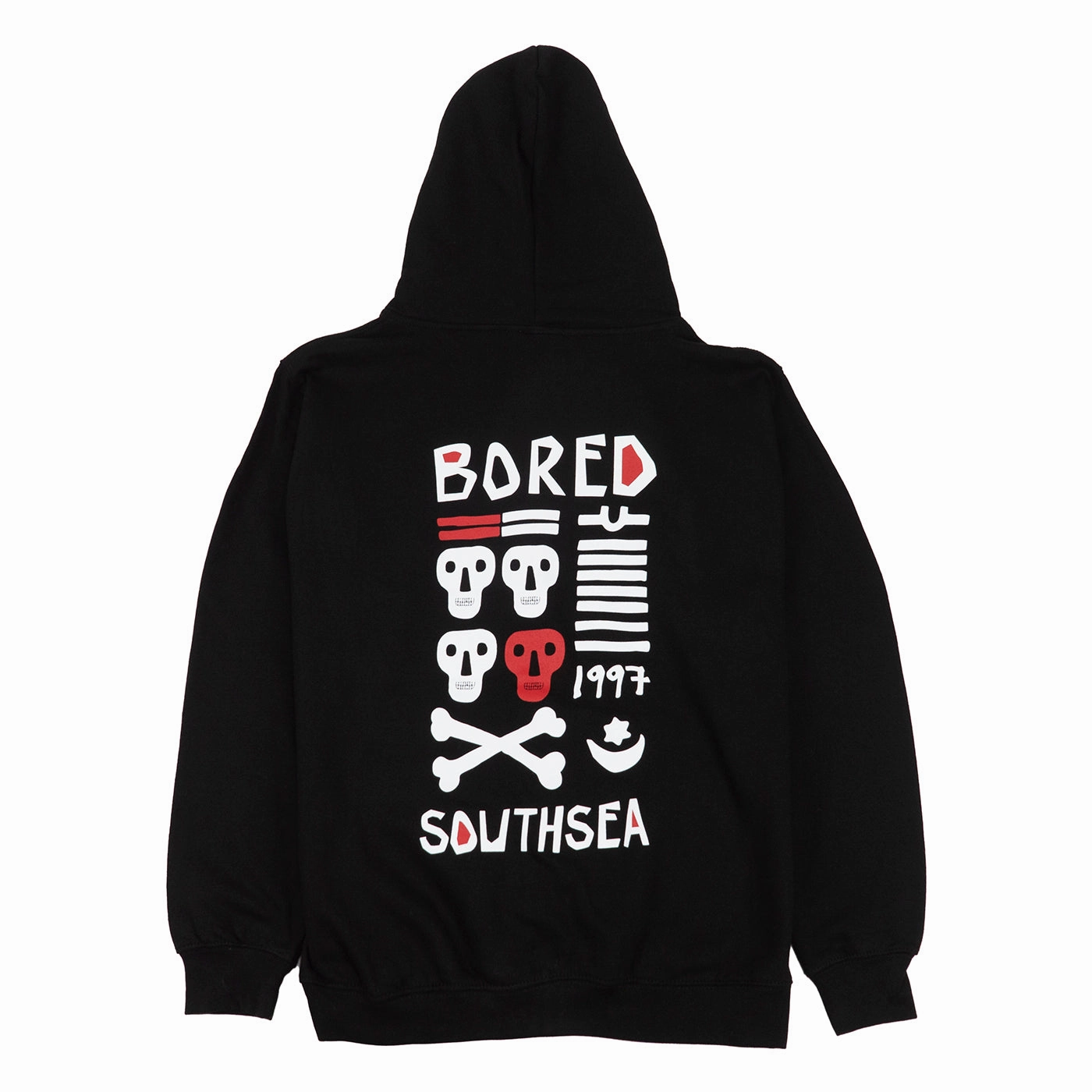 Numbat like Bored of Southsea Submariner Zip Hoodie - Black