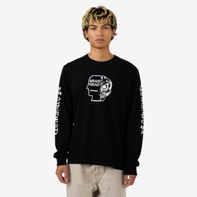 Brain Dead Skull Mech Long Sleeve Black Bridesmaid outfit Mansion