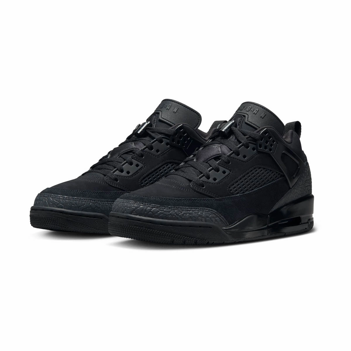 Recycled fabric Ankle Room Jordan Spizike Low 'Black Cat' Men's Shoes