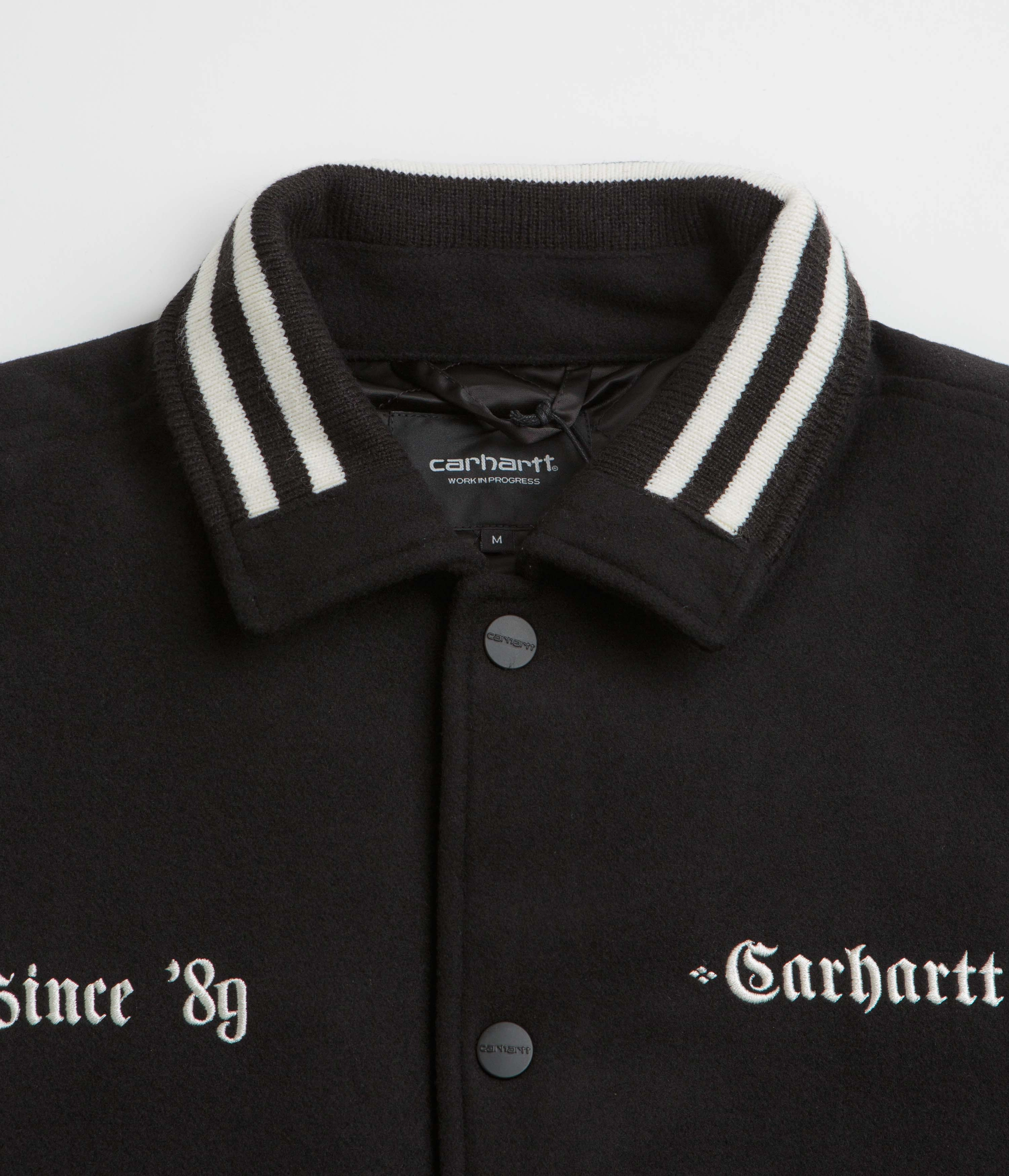 city break Carhartt Wool Coach Jacket - Black / Wax