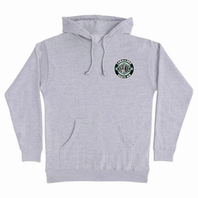 Independent - Caballero X Skate Aid Hoodie Grey Heather Daily Uniform Removable Hood