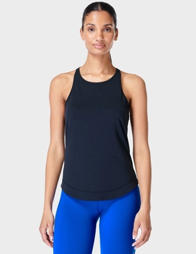 TemperatureRegulating Fabric Breathe Easy Run Vest - Black
