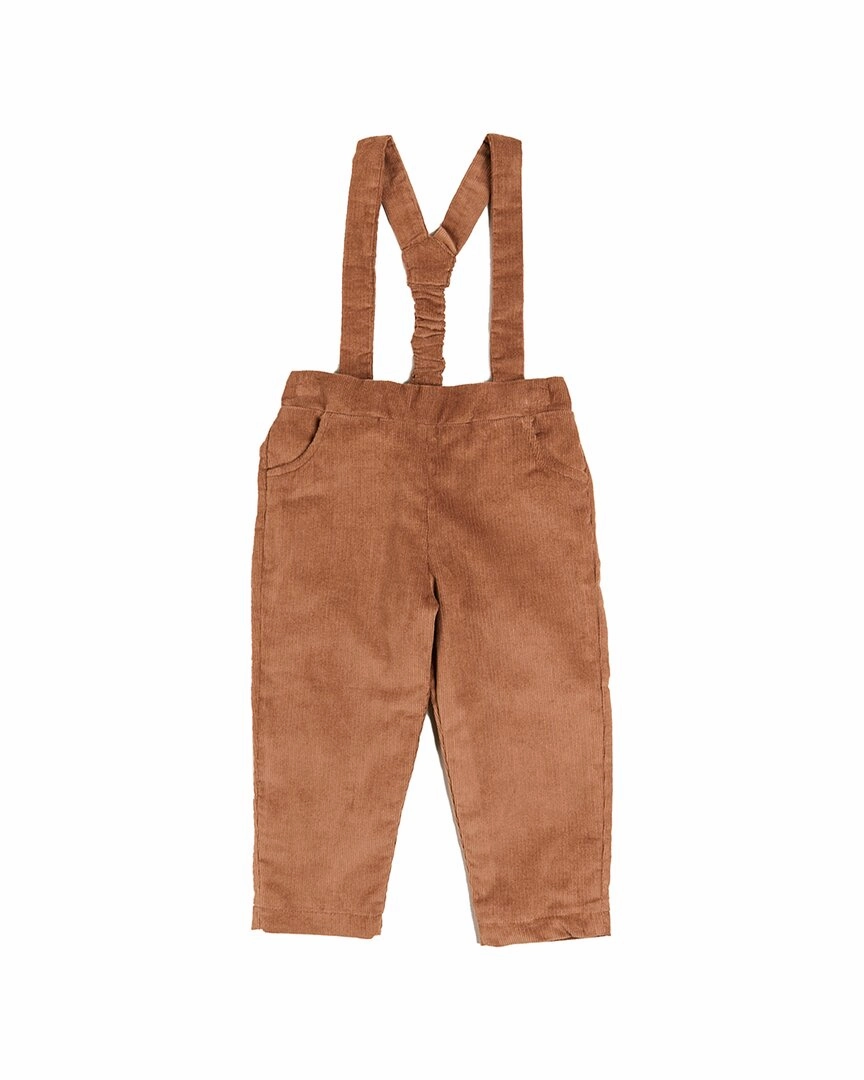 Pepa London Corduroy Braces Trouser Tailored Fit Chilly Day Ready