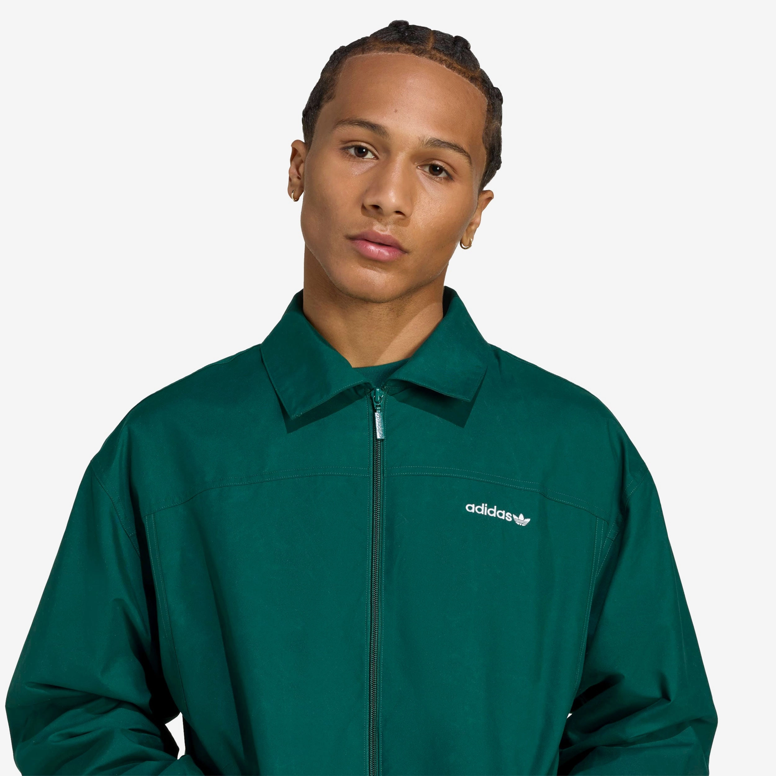 Weather Ready Brushed Woven Track Top
