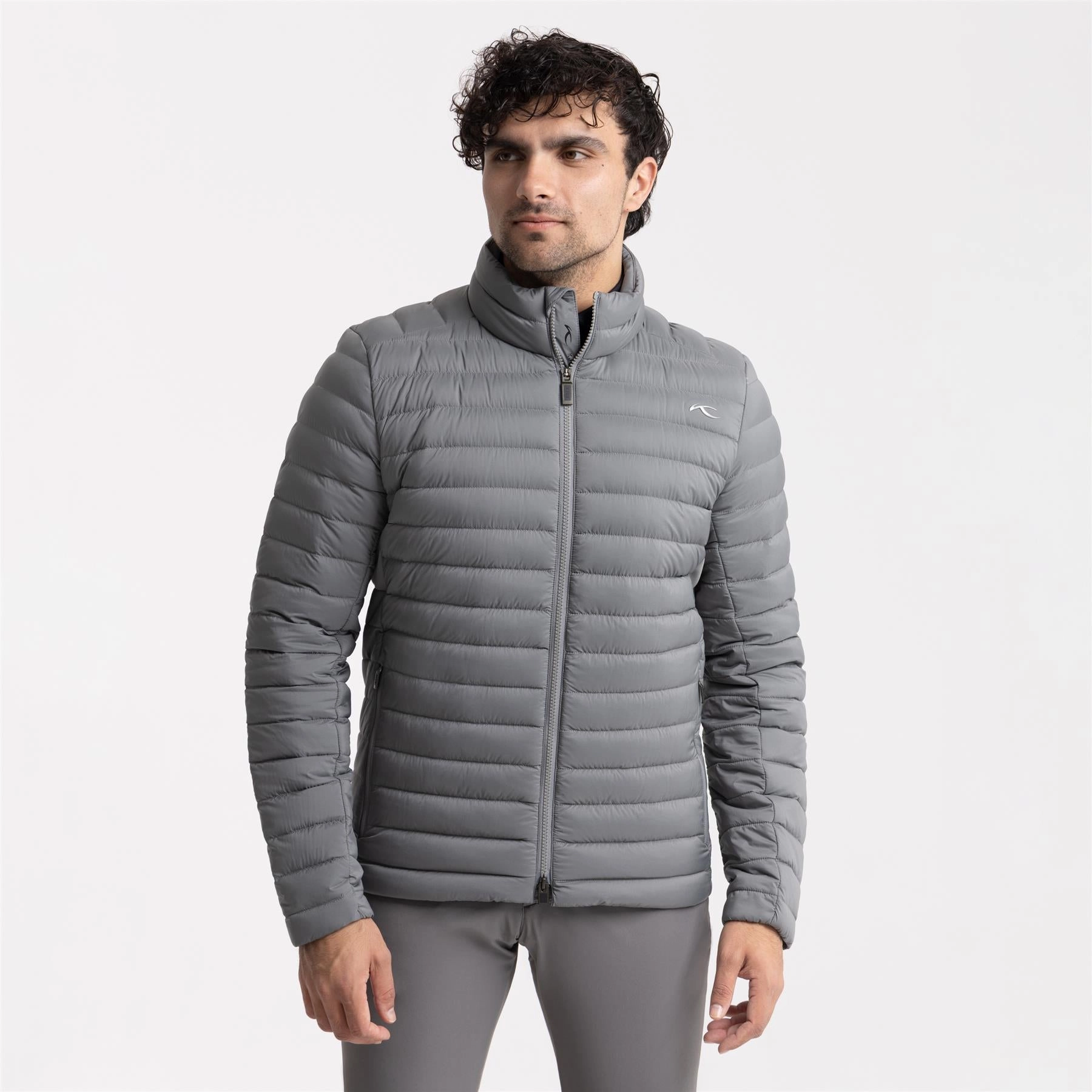 artists Magnetic Closure Details FRX Blackcomb Down Jacket Pewter