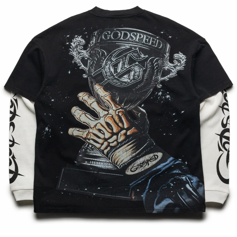 Godspeed New York F1 World Cup Layered Tee - Black City Hook And Loop