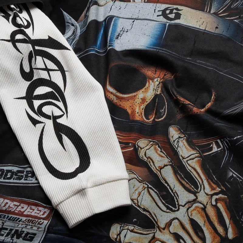 Godspeed New York F1 World Cup Layered Tee - Black leggings silhouette