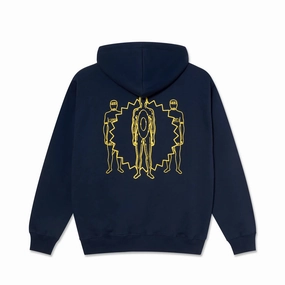 Date night Polar Skate Co Dave Anyone Out There Hoodie - New Navy