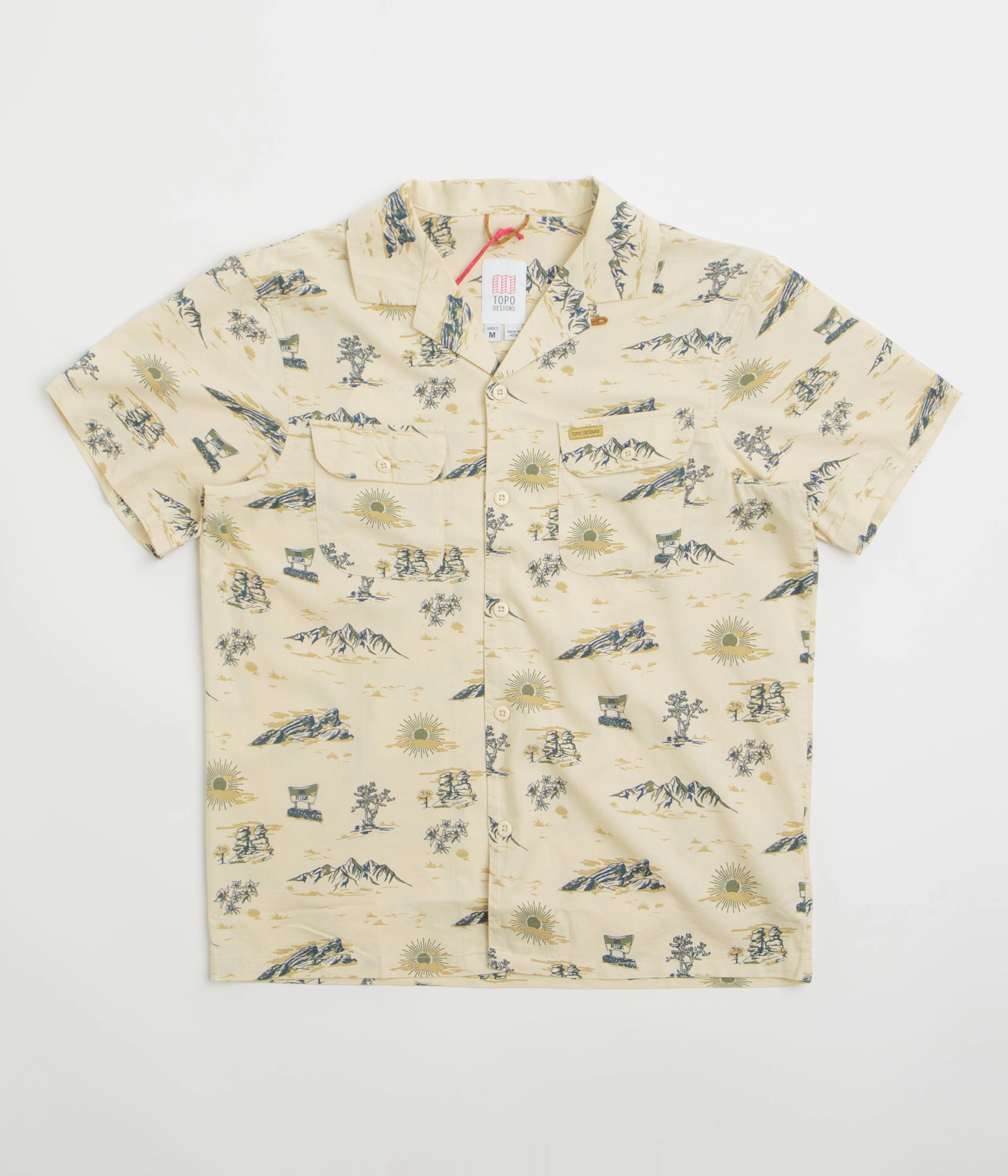 Sustainable Choice Topo Designs Daytripper Short Sleeve Shirt - Westbound