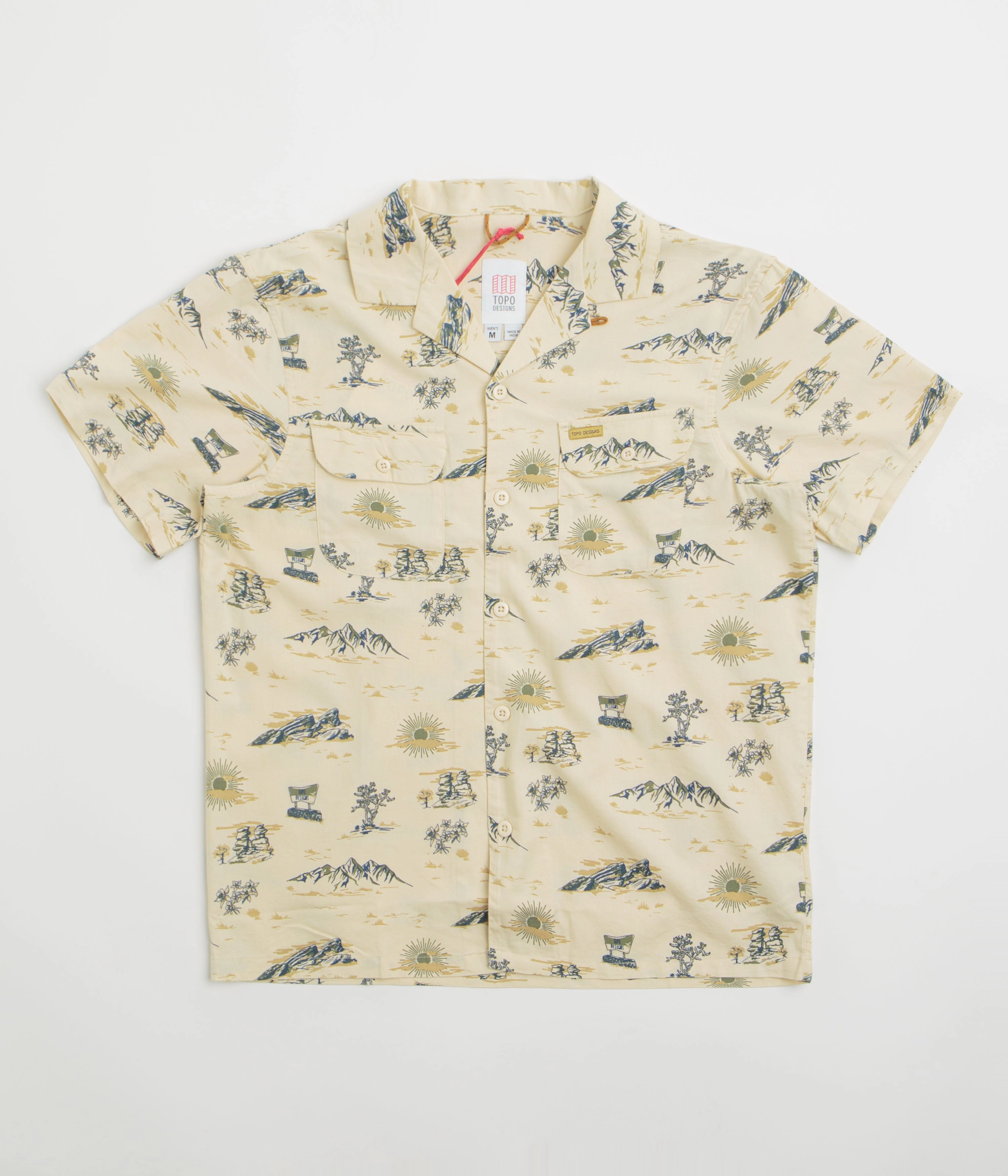 Performance Fabric Topo Designs Daytripper Short Sleeve Shirt - Westbound