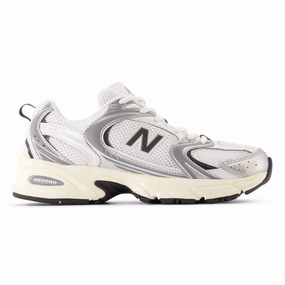 Durable Tread Pattern Weekend Vibes New Balance Men's U530ESA Silver Metallic/Black Cement