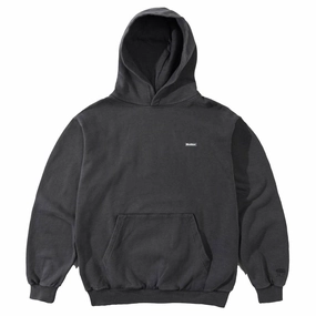 Butter Goods - Basic Hoodie Washed Black Breathable mesh Sport Night