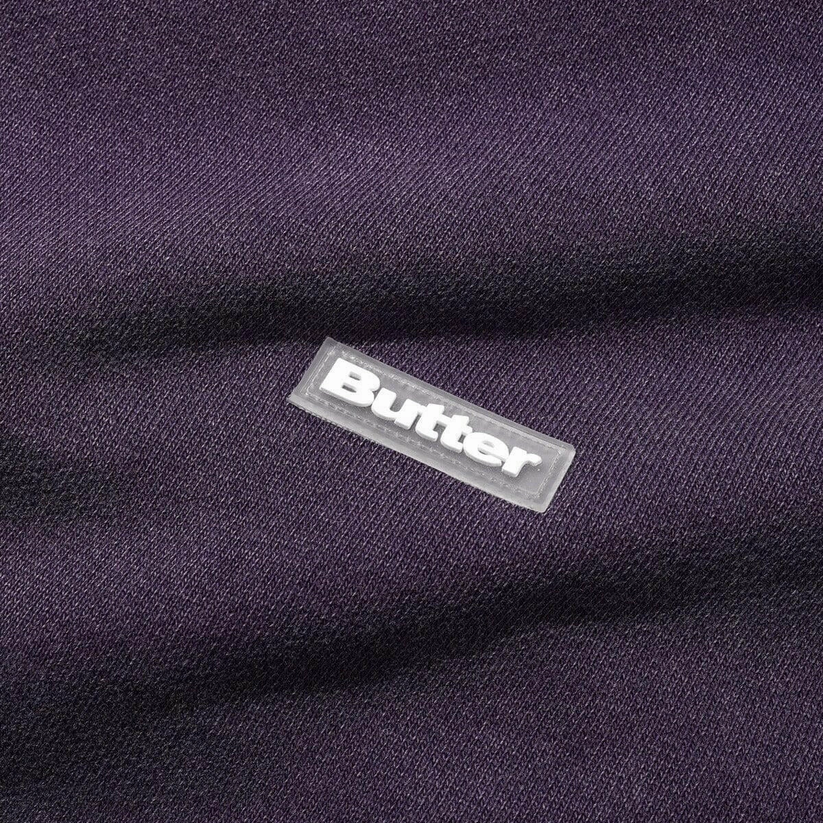 Organic Cotton Blend Sport Performance Fit Butter Goods - Basic Hoodie Washed Mulberry