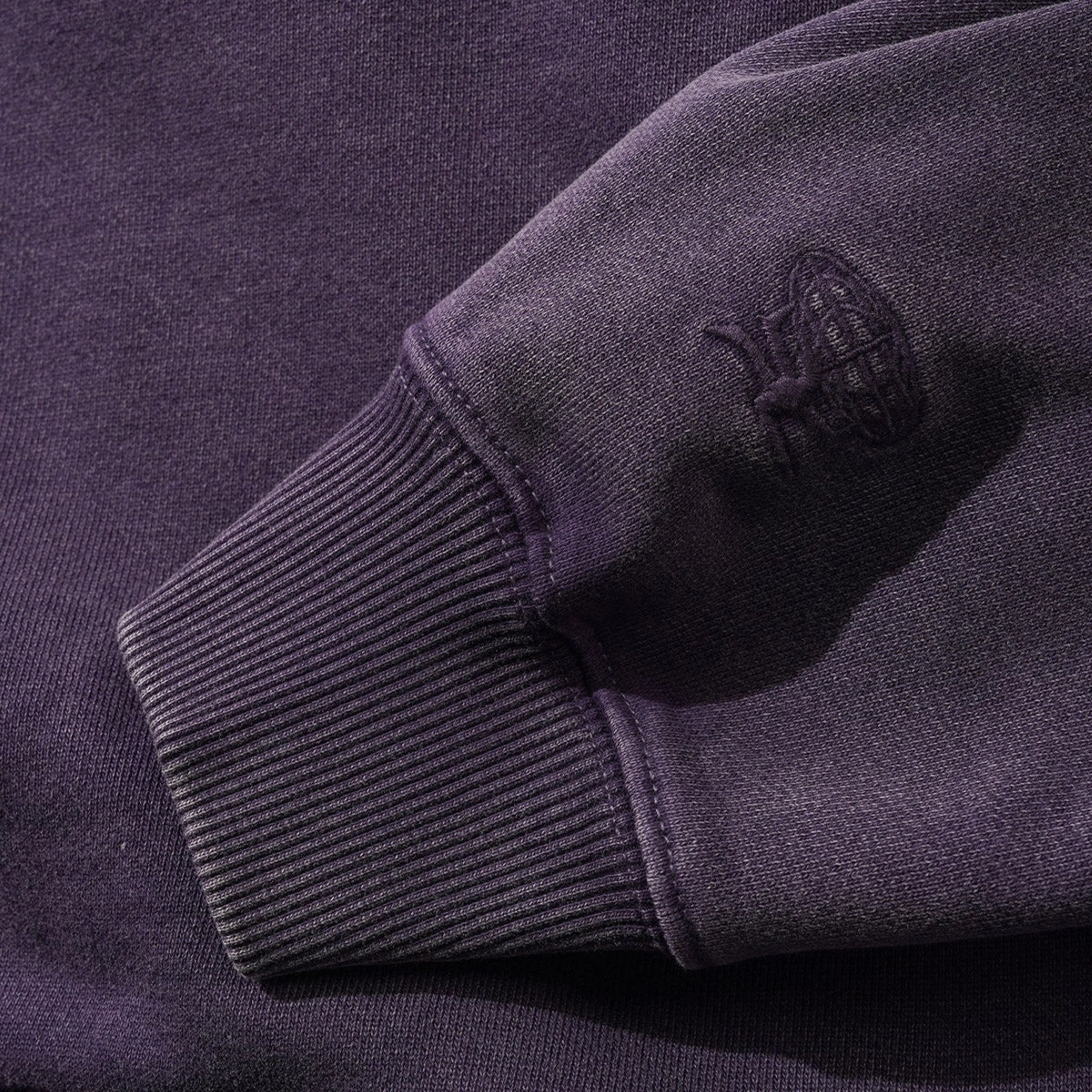 Relaxed Wear Drop Shoulder Design Butter Goods - Basic Hoodie Washed Mulberry