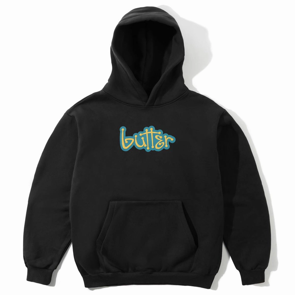 Sporty Flex Fit Butter Goods - Connection Hoodie Black