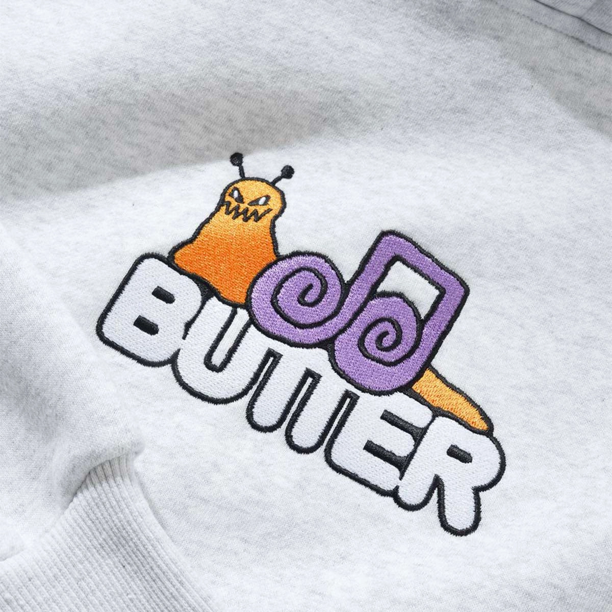 Butter Goods - Snail Hoodie Ash Travel Apparel