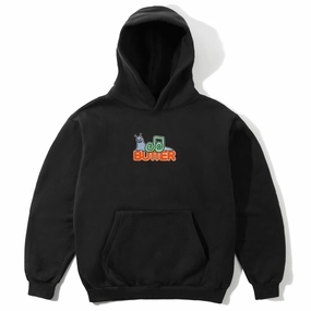 Butter Goods - Snail Hoodie Black Home improvement wear