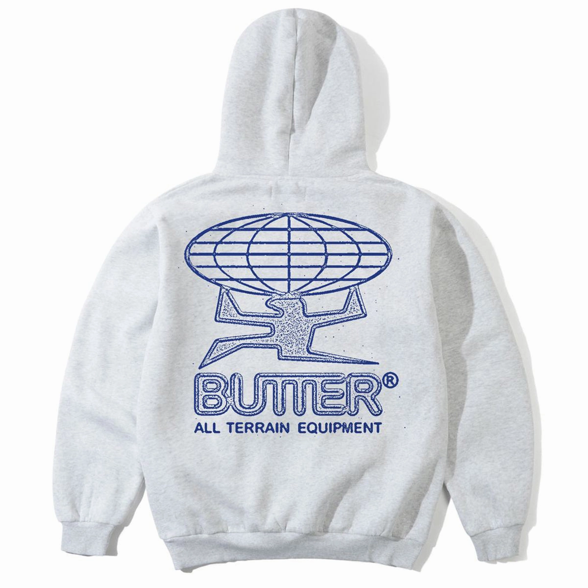 Butter Goods - Terrain Hoodie Ash Breathable Mesh Panels