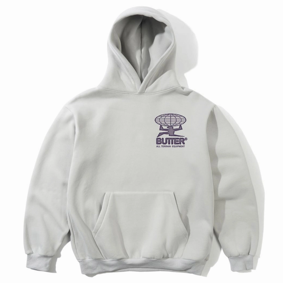 Butter Goods - Terrain Hoodie Cement Soft Streetwear Active Performance