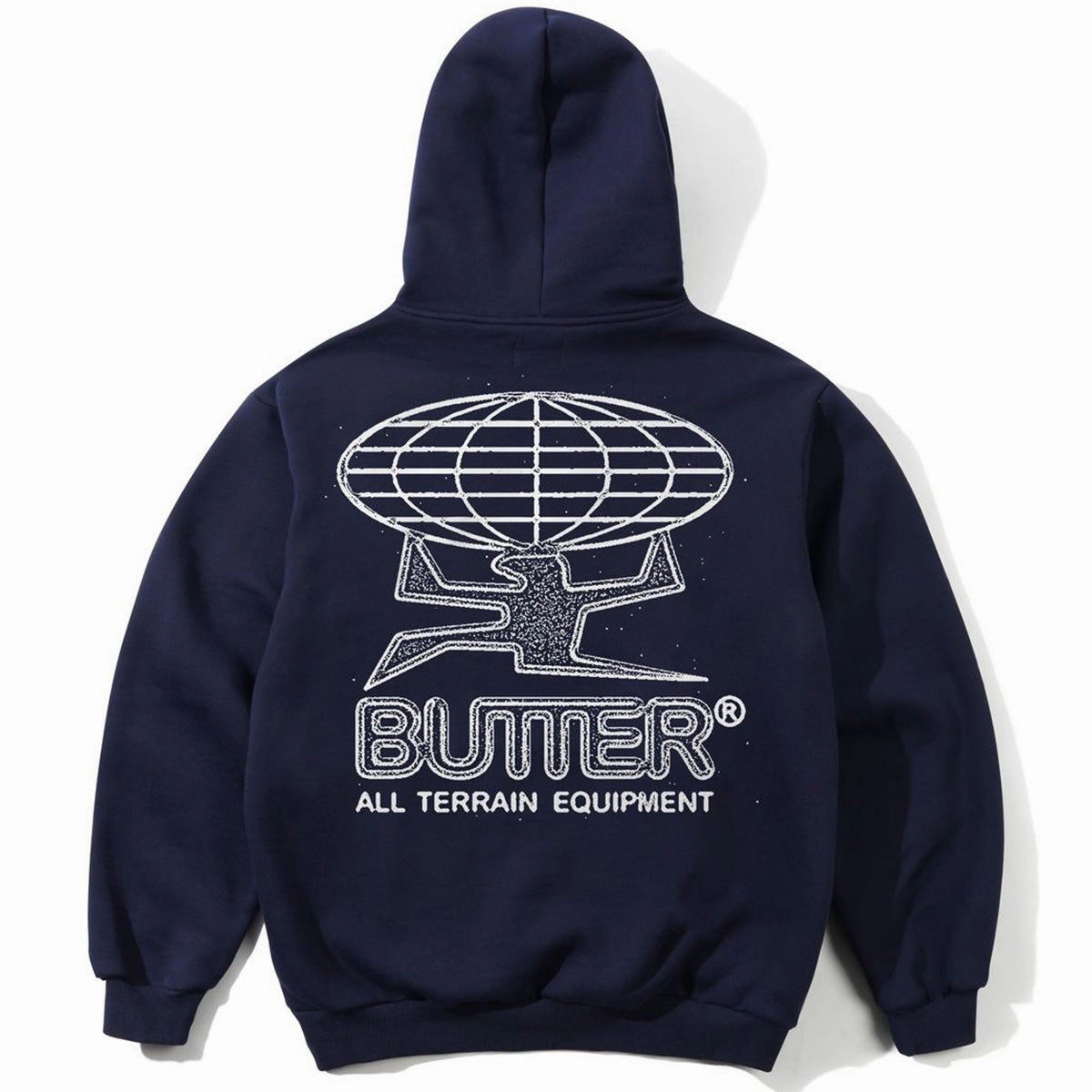 Drop Shoulder Butter Goods - Terrain Hoodie Navy