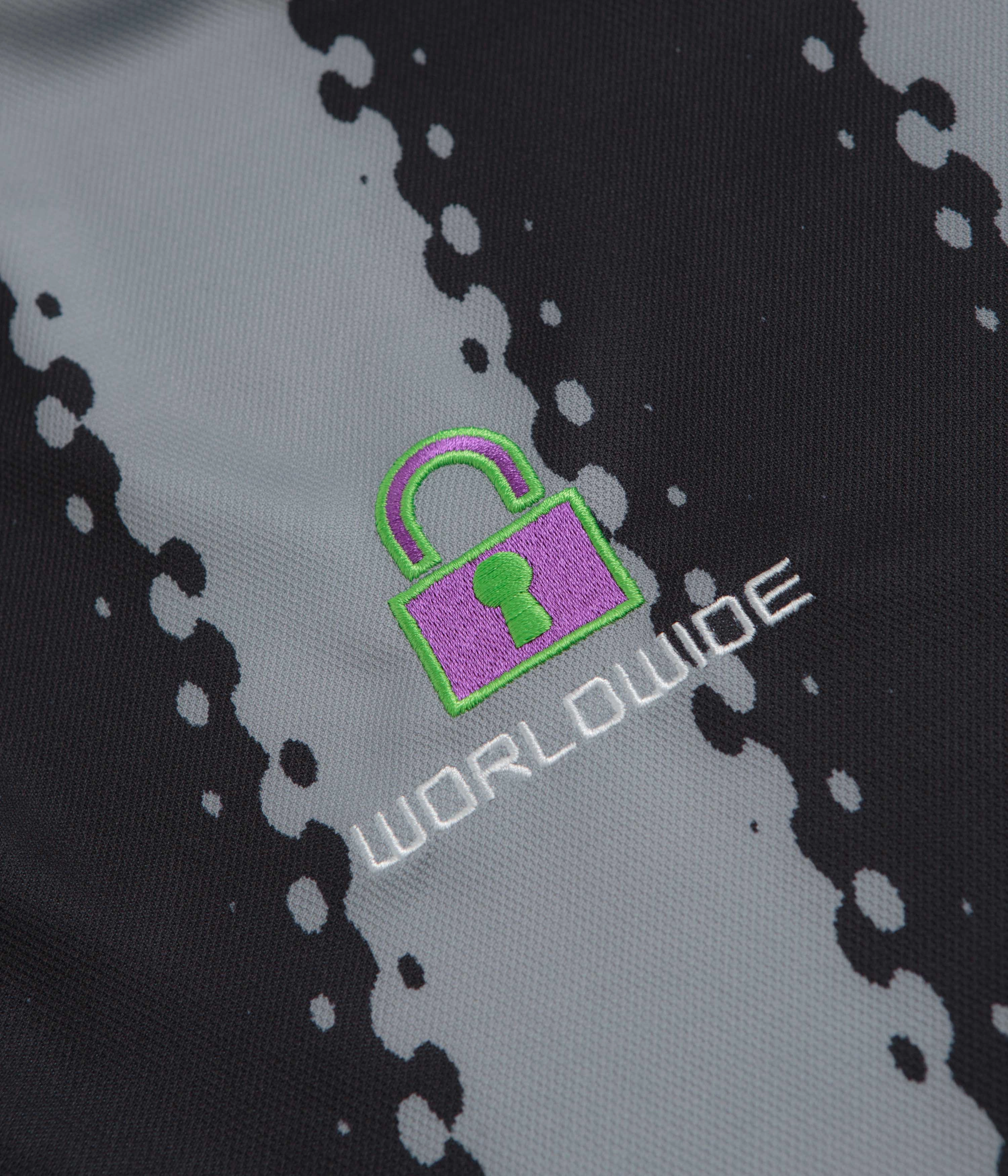 squash venue Skiing Butter Goods All City Long Sleeve Jersey - Black / Charcoal