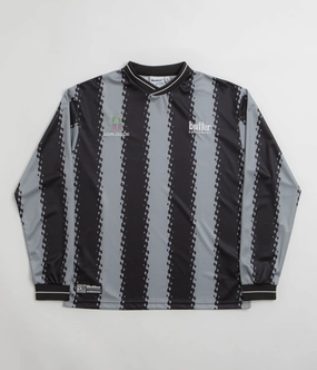Wedding Butter Goods All City Long Sleeve Jersey - Black / Charcoal