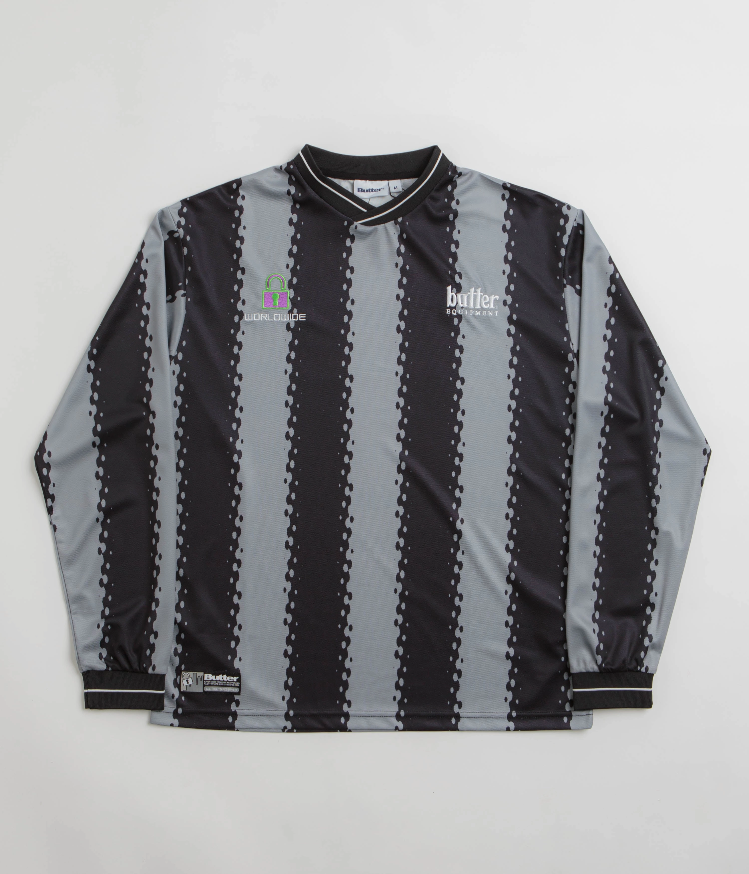 Wedding Butter Goods All City Long Sleeve Jersey - Black / Charcoal