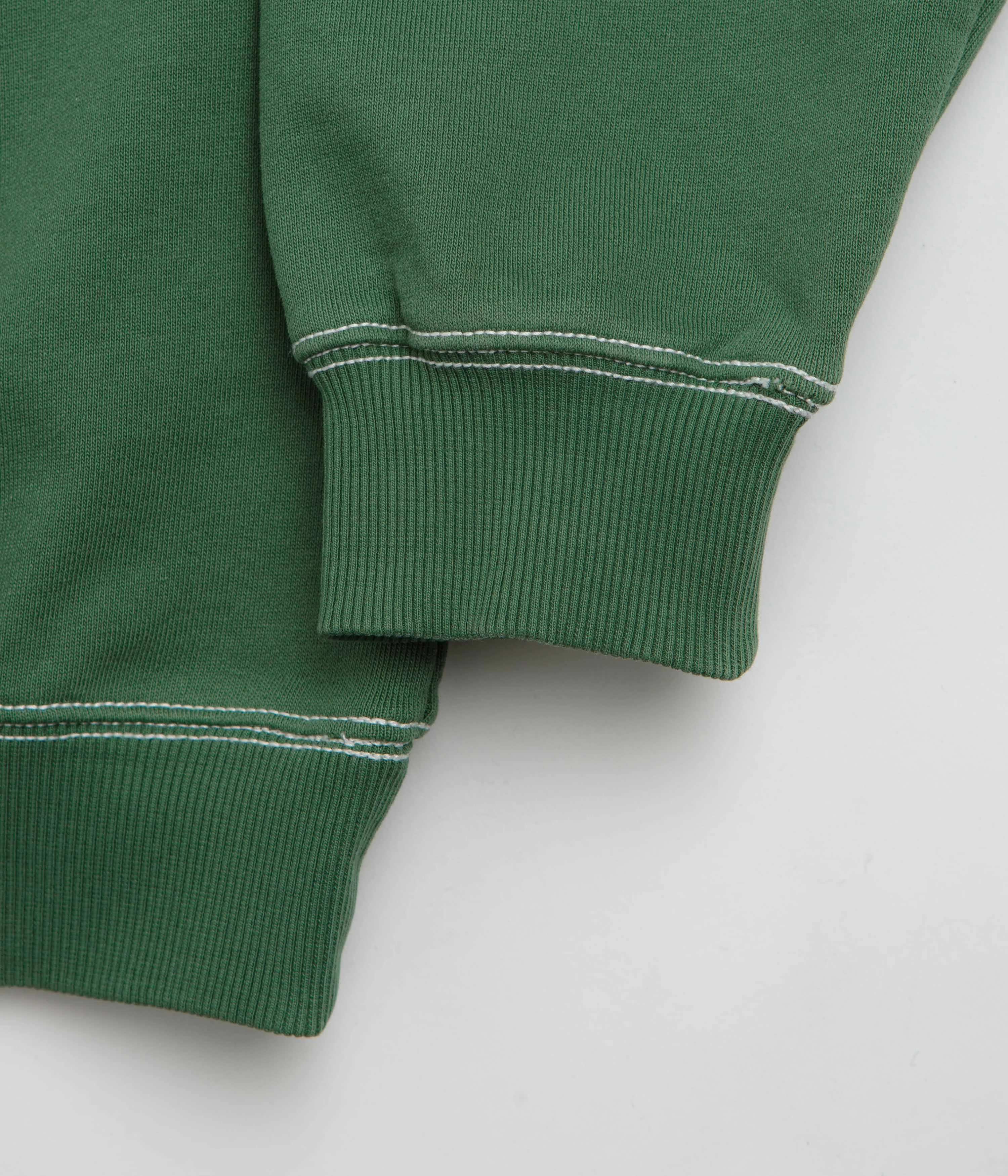 Butter Goods Crust Crewneck Sweatshirt - Washed Forest Versatile Hoodie Relaxed Look