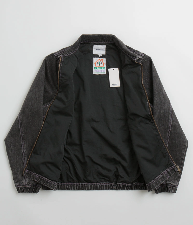 Thermal Lining Butter Goods Device Denim Jacket - Washed Grey