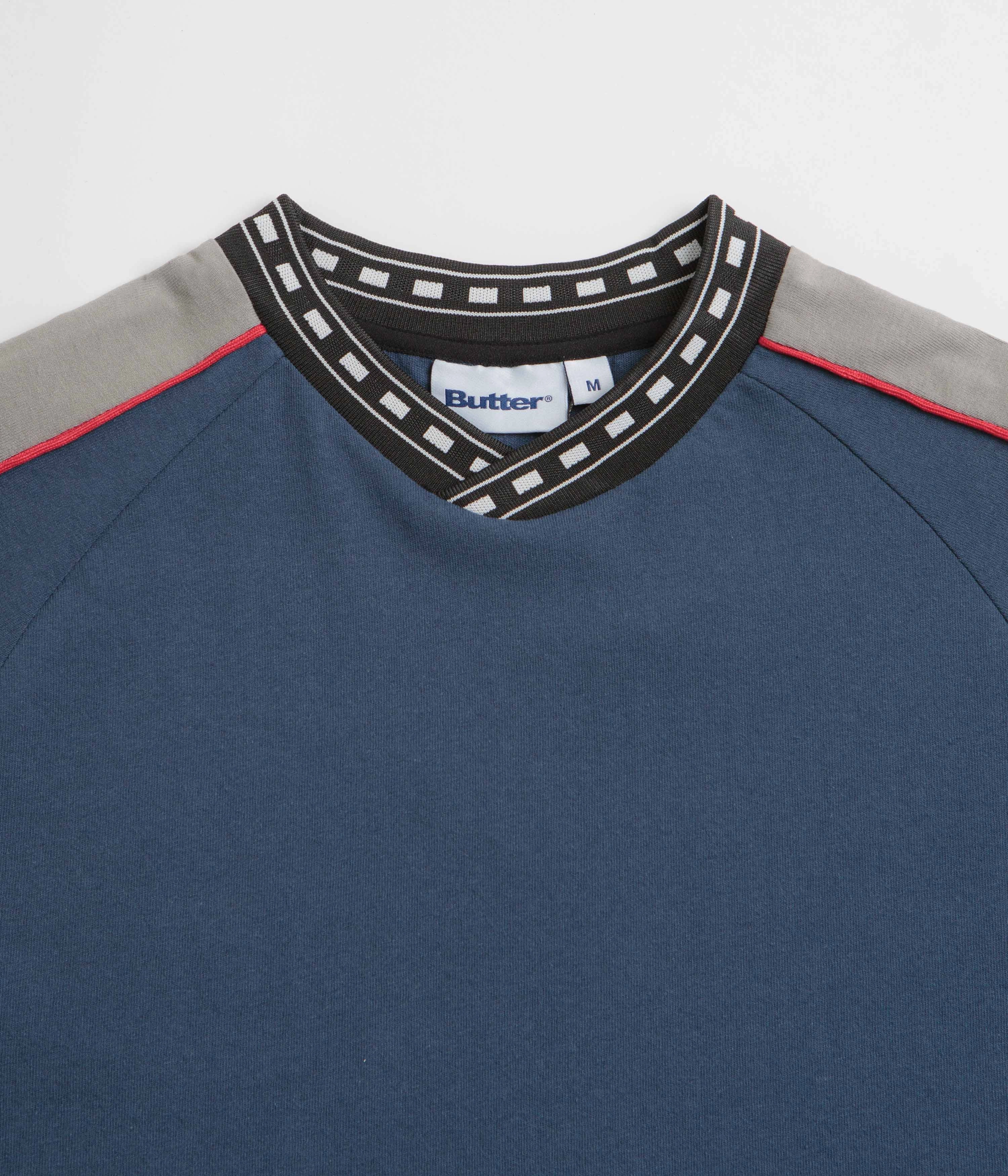 Trendy Silhouette Butter Goods Drift T-Shirt - Denim