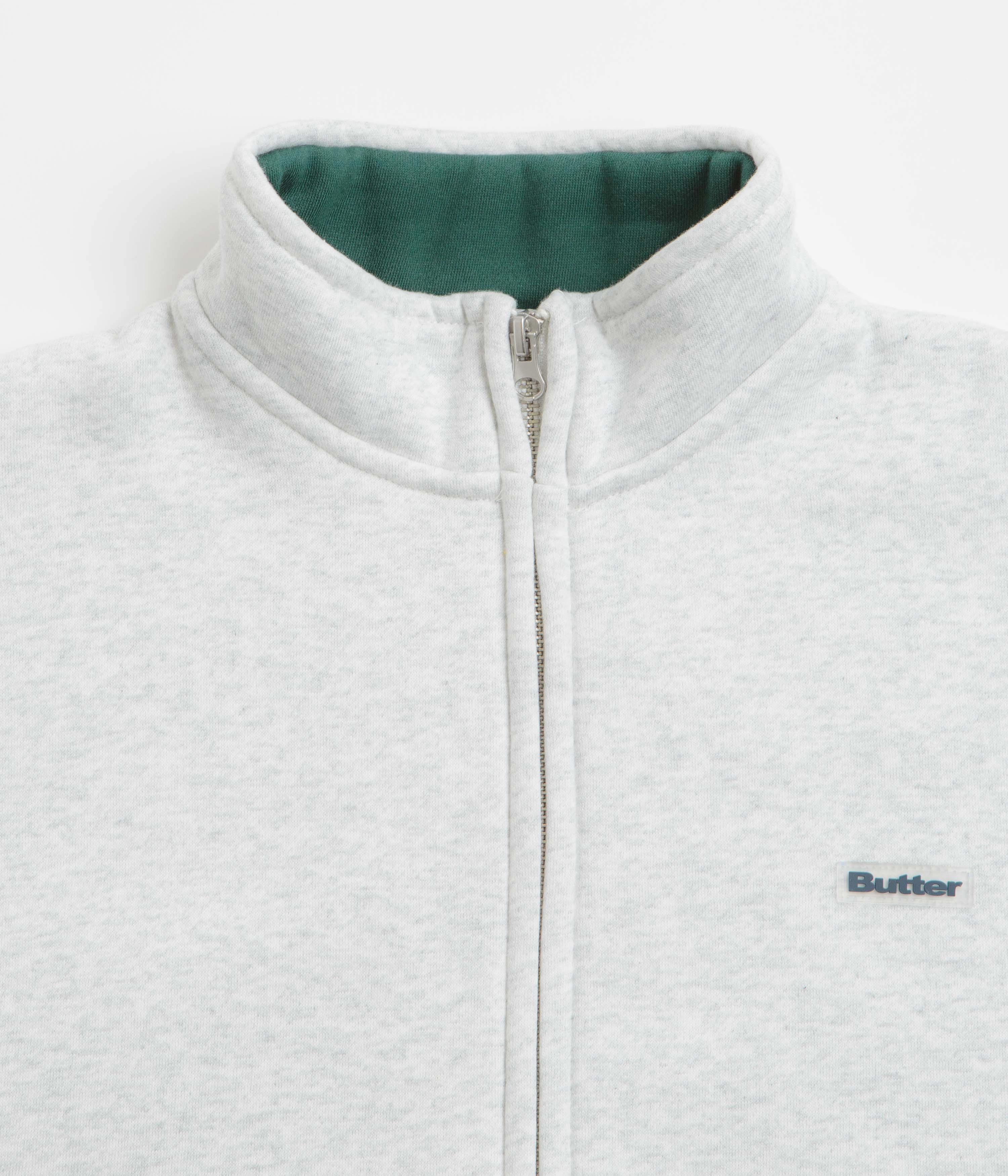 Butter Goods Endurance Zip-Thru Sweatshirt - Ash Go-To Layer