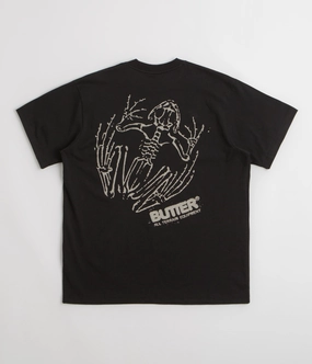 Butter Goods Fossil T-Shirt - Black coastal climate