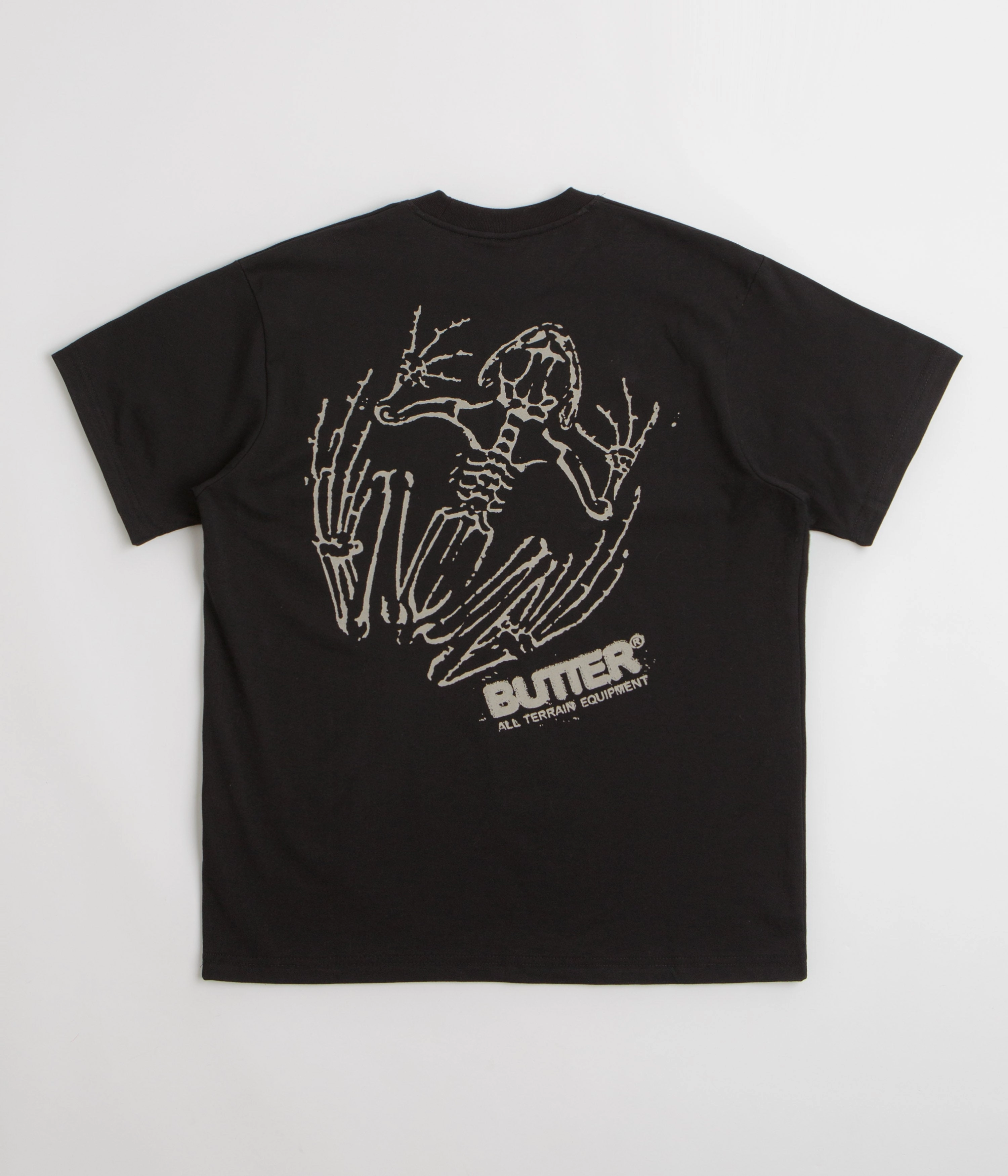Butter Goods Fossil T-Shirt - Black coastal climate